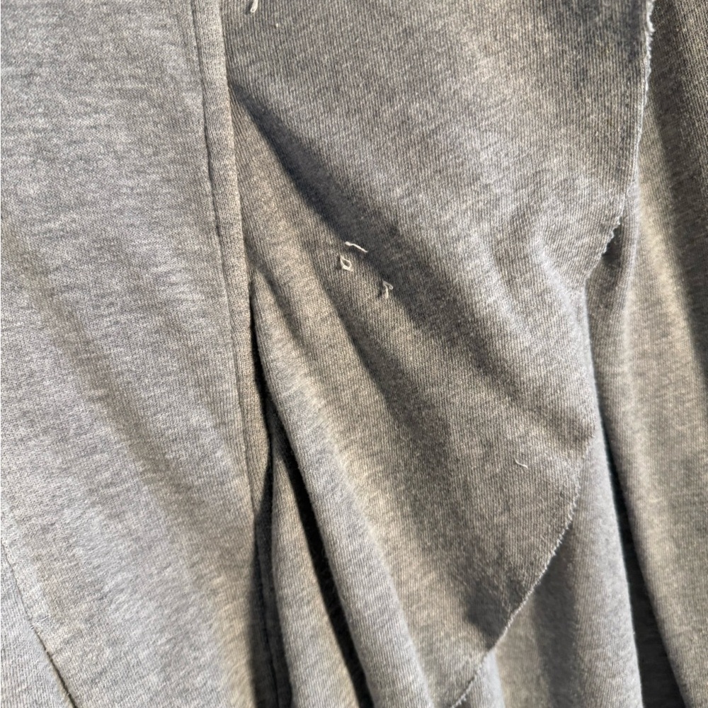 Mystree Light Gray Ruffle Cardigan - Picture 3 of 8